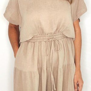 Open back jumpsuit
